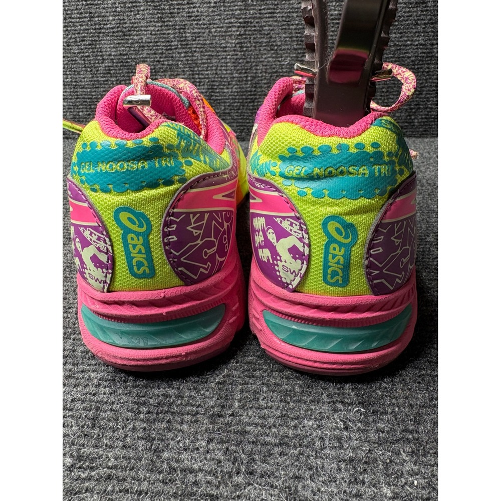 Asics Gel Noosa Tri 9 Womens Running Shoes Pink Orange Neon C401N US 5 - Picture 3 of 8